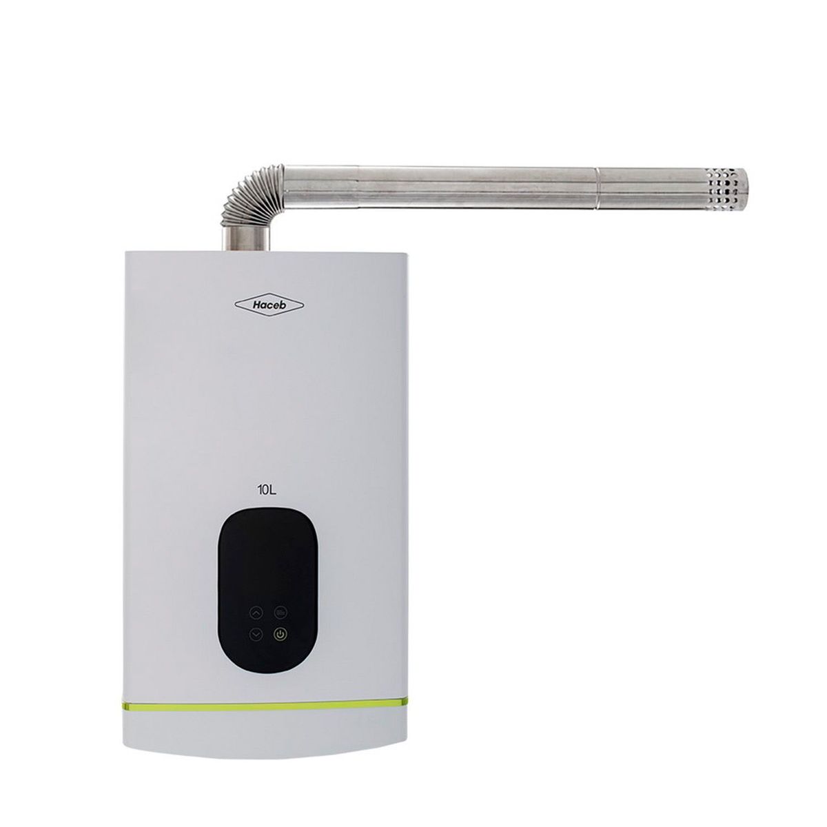 HACEB - Calentador Modulante Coral 10 lt Haceb Gas Natural Tiro Forzado Blanco