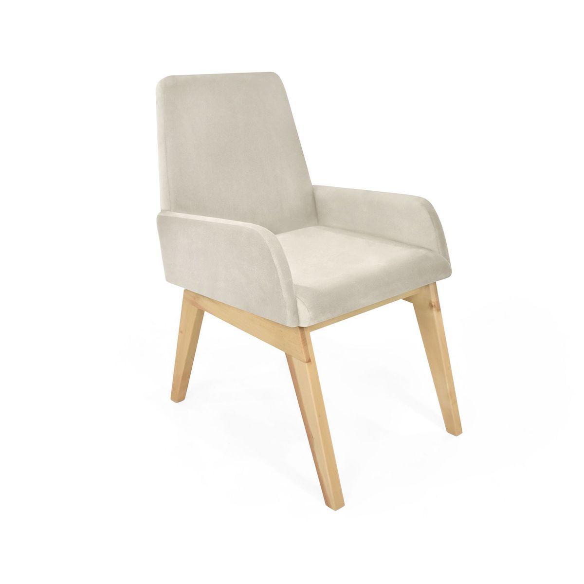 MICA - Silla de Comedor Moderna en Poliéster Café (Incluye 1 Silla) Mica