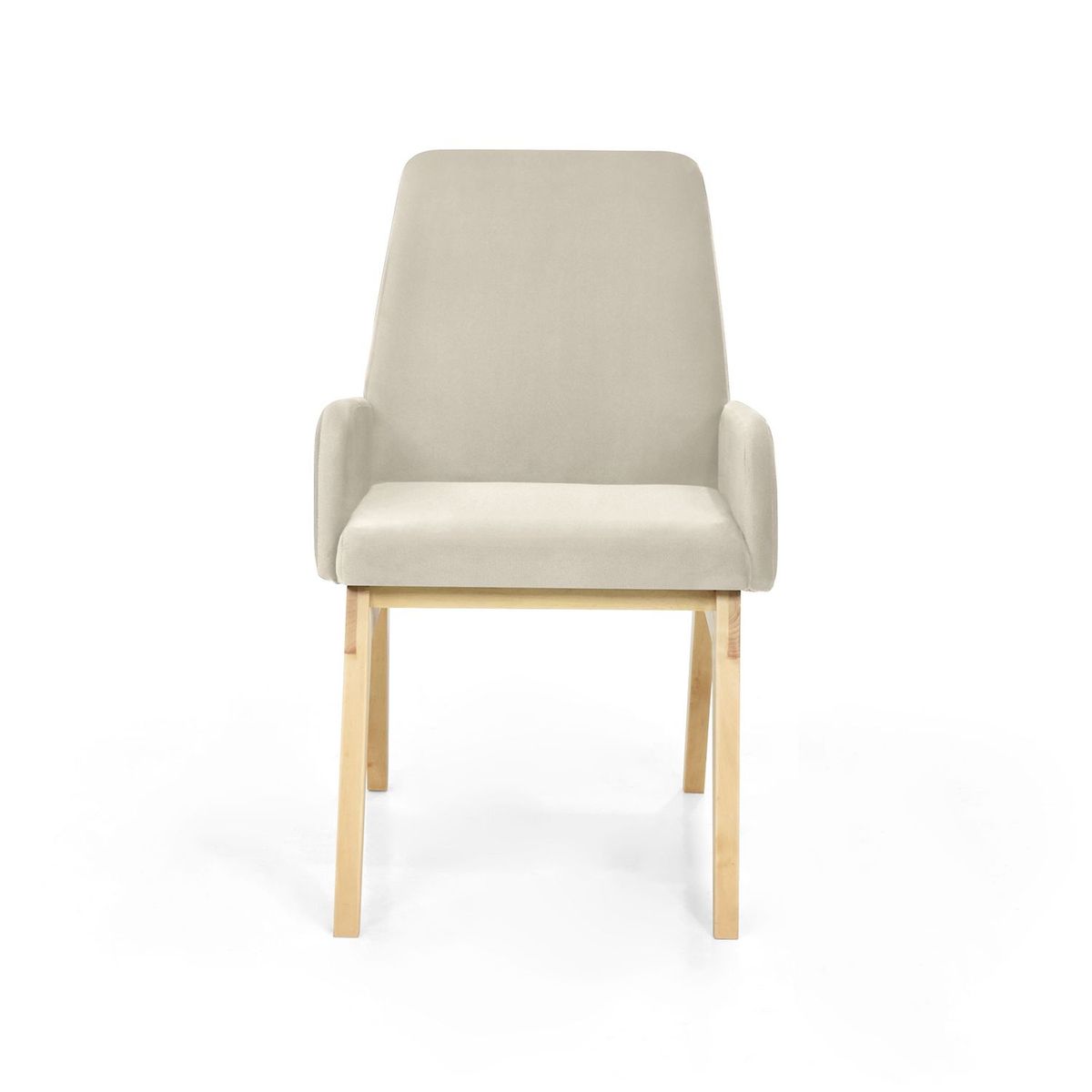 MICA - Silla de Comedor Moderna en Poliéster Café (Incluye 1 Silla) Mica