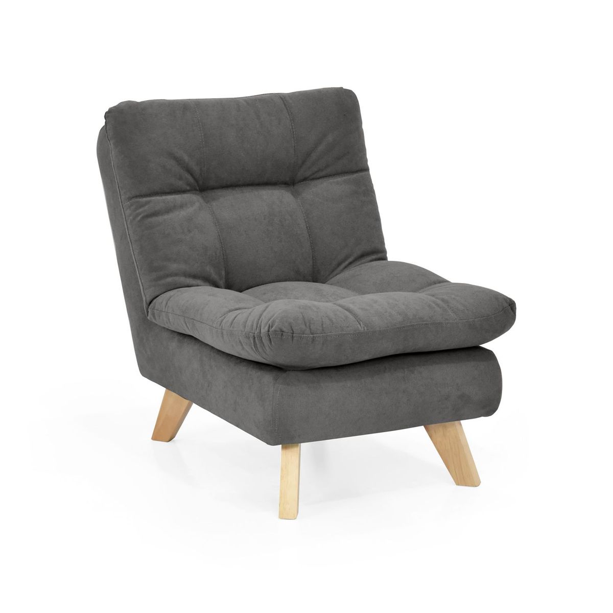 MICA - Poltrona Moderna en Poliéster Tulsa 80 x 62 x 92 cm Mica