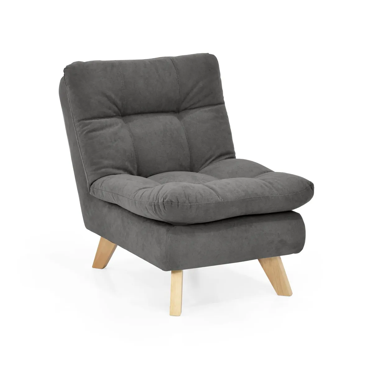 MICA - Poltrona Moderna en Poliéster Tulsa 80 x 62 x 92 cm Mica