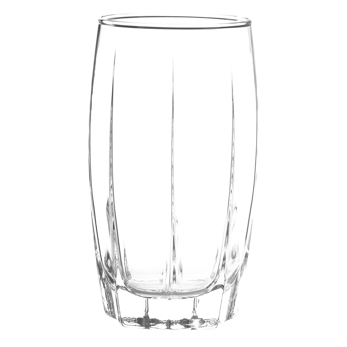 CRISTAR - Vaso de vidrio alto Cristar: 8 piezas