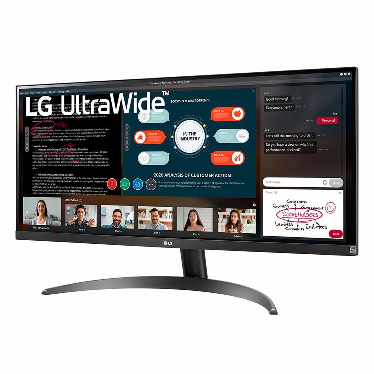 LG - Monitor LED LG con FreeSync HDR FHD UltraWide 29 Pulgadas