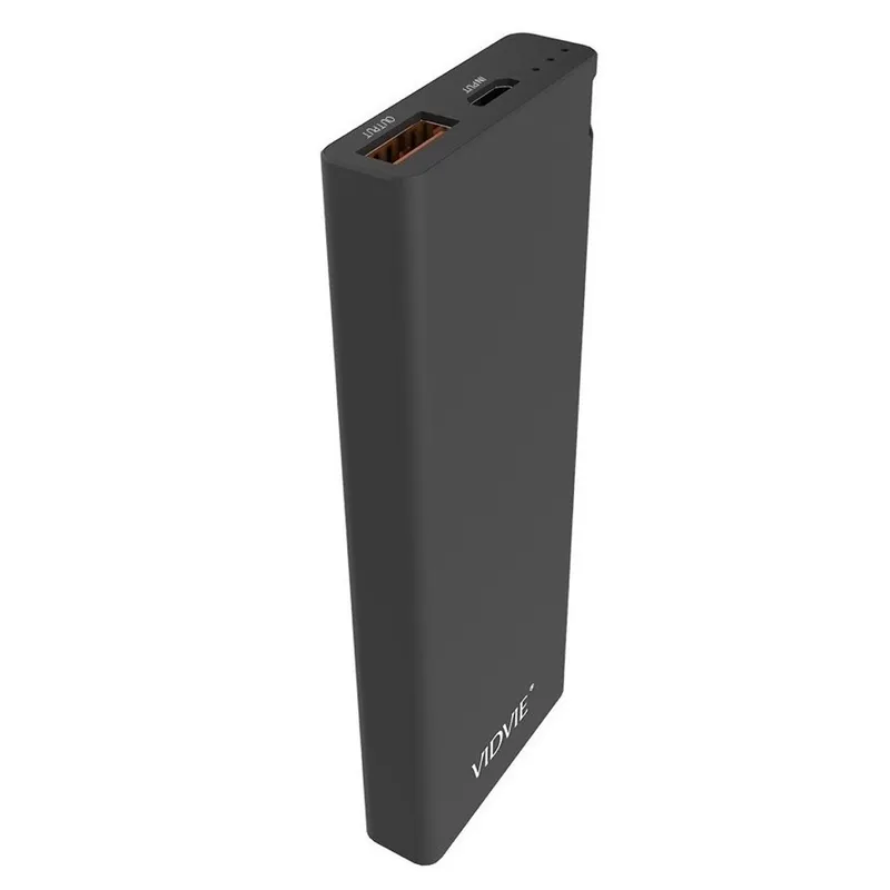 VIDVIE - Batería Powerbank 6000 mAh 1 Puerto USB, batería portátil recargable para celular