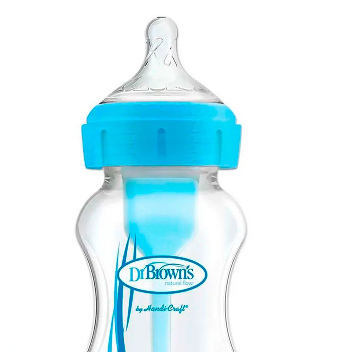 DR BROWNS - Tetero 9 Oz Boca Ancha Options  Azul