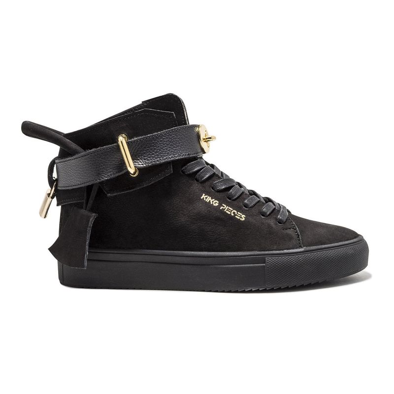 KING PIECES - Botas negro King pieces Argento