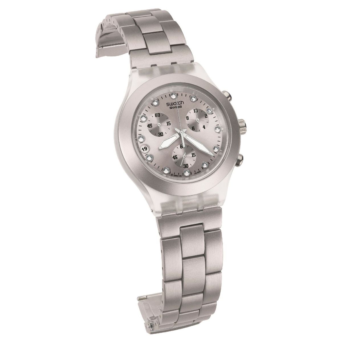 SWATCH - Reloj Mujer Swatch Full-Blooded Silver 