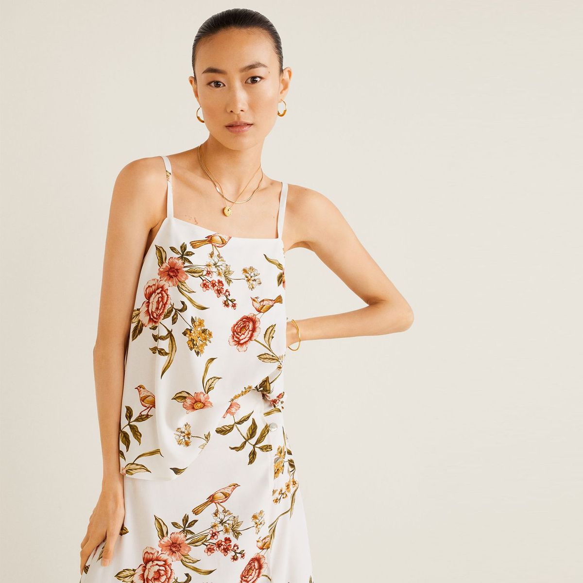 MANGO - Blusa Mujer Sin Mangas MANGO