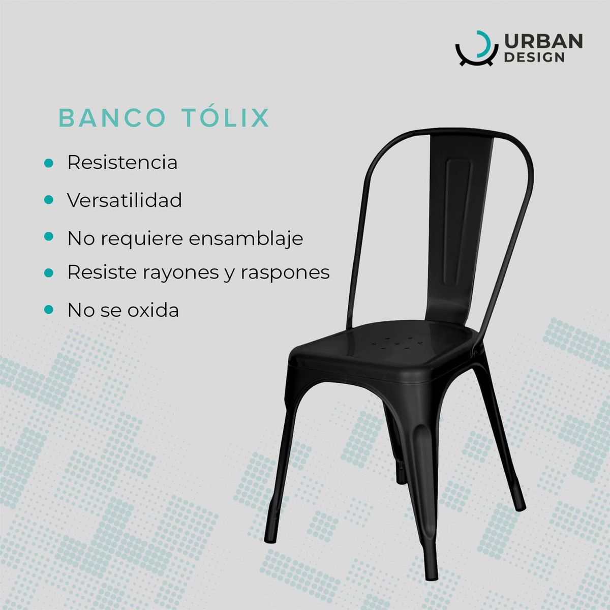 URBAN DESIGN - Silla de Jardín Tolix Sin tapiz