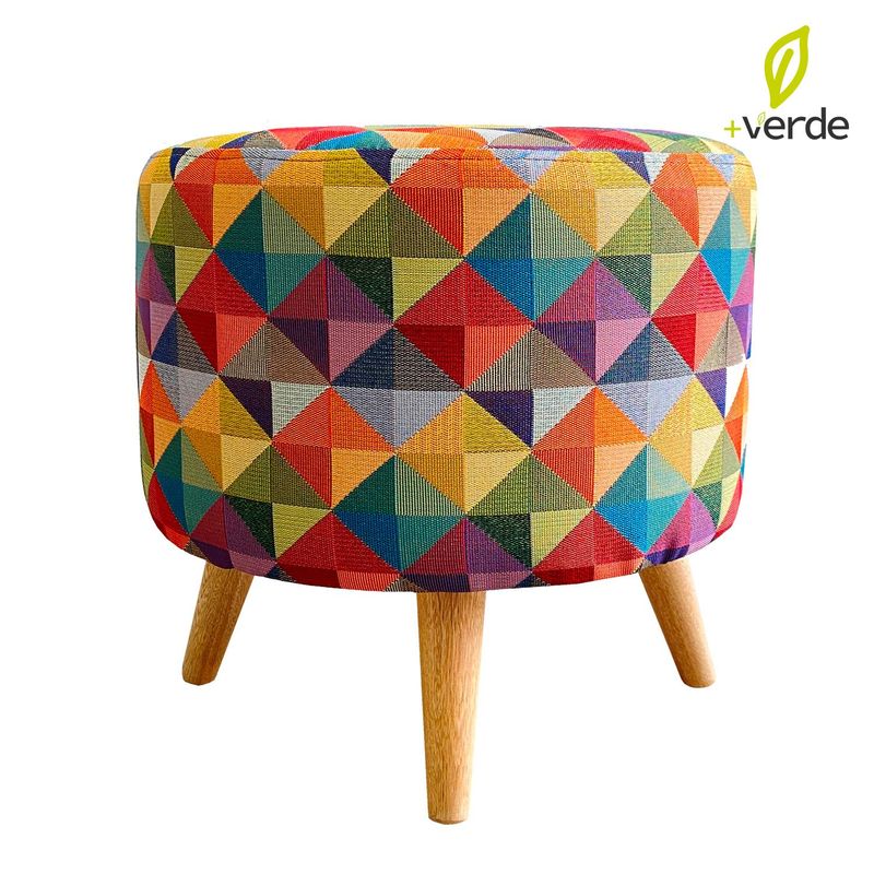 DKO DESIGN - Puff Moderno en Tela 41 x 42 cm DKO Design 
