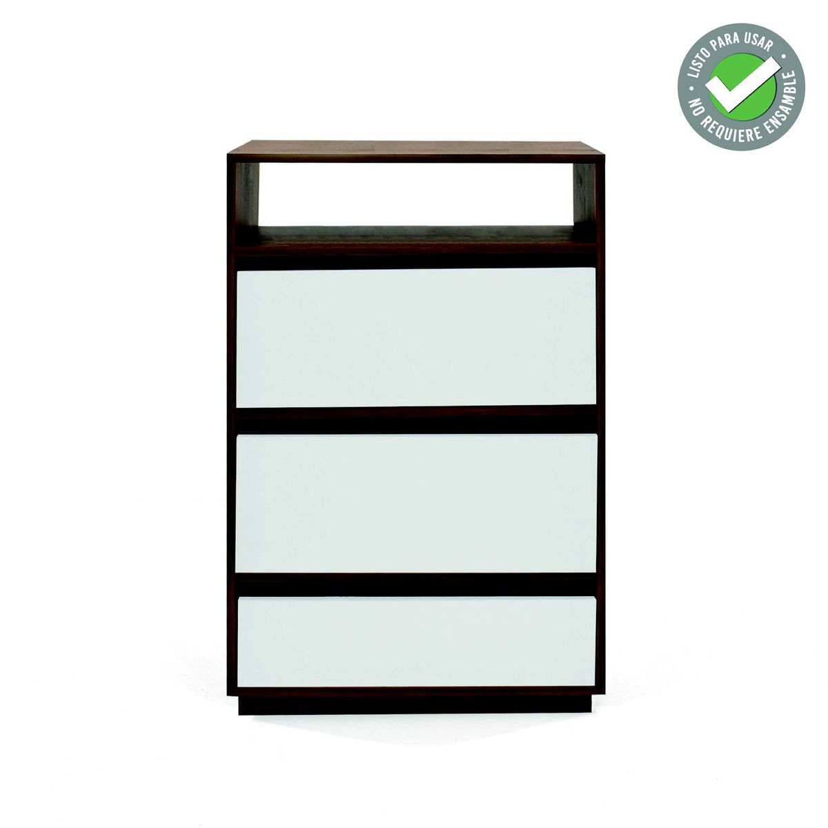 MICA - Cómoda de 3 Cajones 95 x 61 x 40 cm Mica