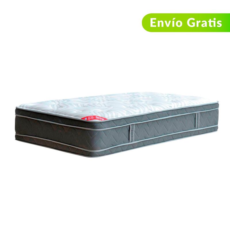COLCHONES SPRING - Colchón Semidoble Firme Ortopédico con Pillow Resortado Fénix 120 x 190 cm  Colchones Spring