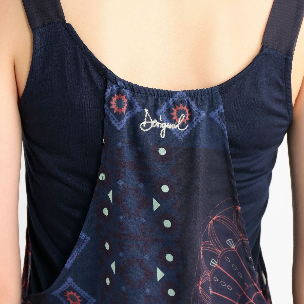 DESIGUAL - Blusa Mujer Sin Mangas Desigual