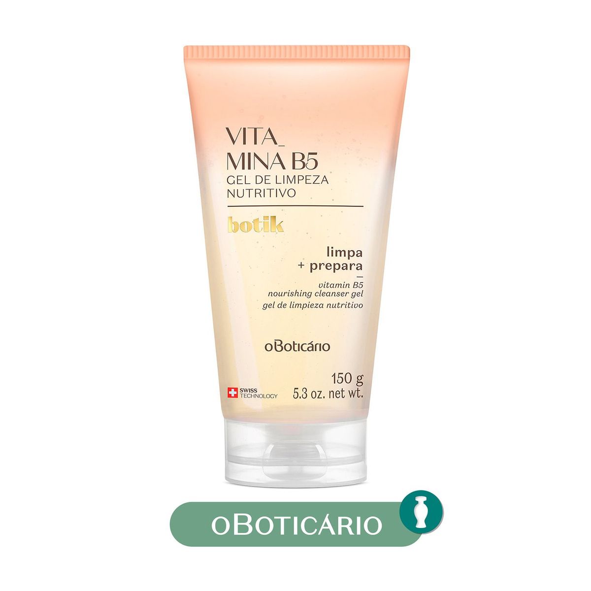 BOTIK - Limpiador Botik O Boticario Gel De Limpieza Vitam B5 150G Botik O Boticario para Todo tipo de piel 150 gr