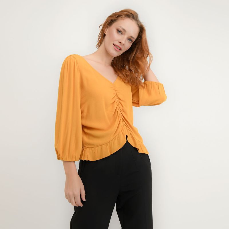 BASEMENT - Blusa Manga larga Basement Mujer