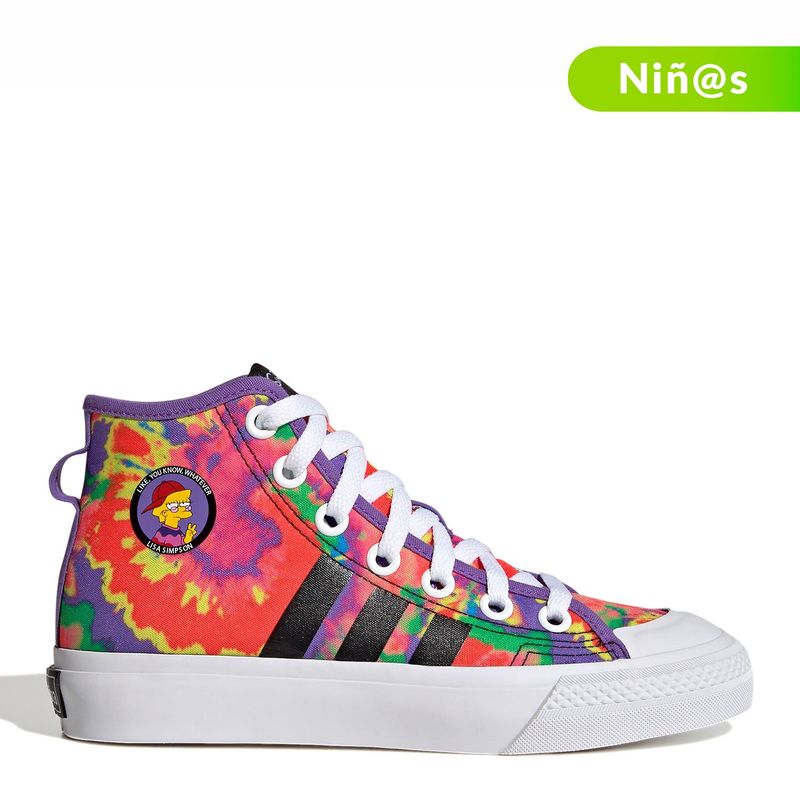 ADIDAS ORIGINALS - Tenis adidas Nizza Hi RF J Niña