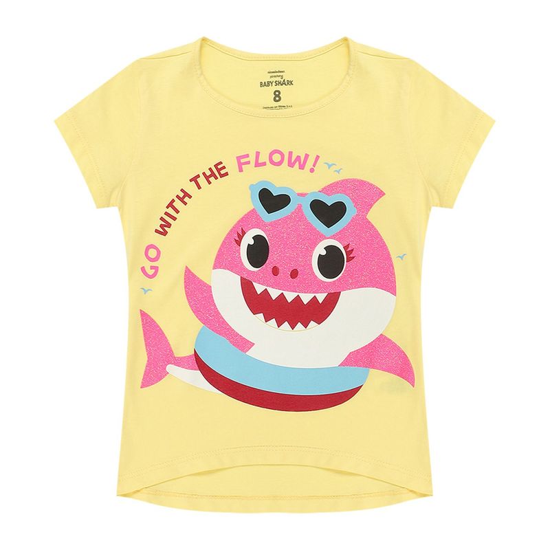 BABY SHARK - Camiseta para Niña Baby Shark