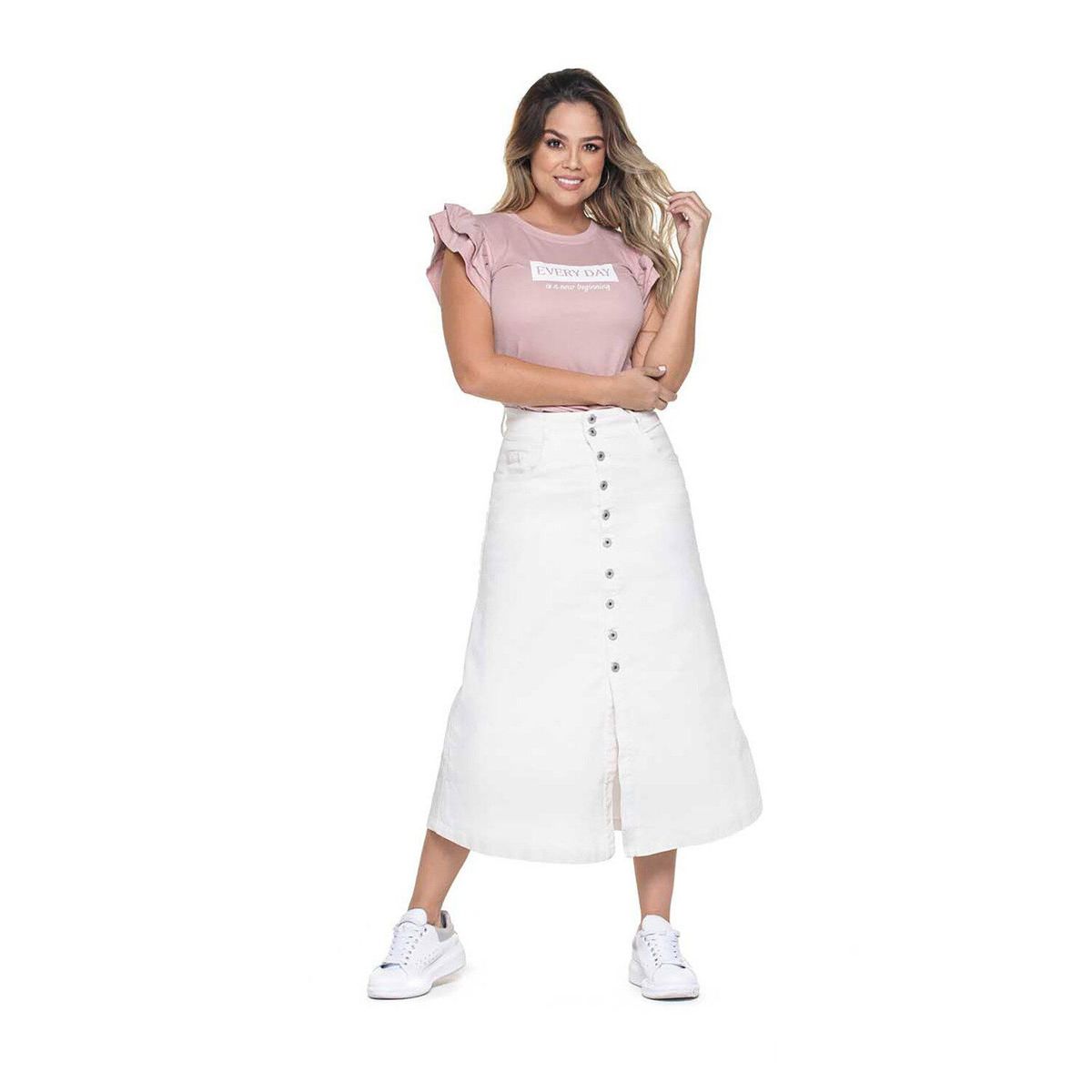 TRUCCOS JEANS - Falda Larga Truccos Jeans
