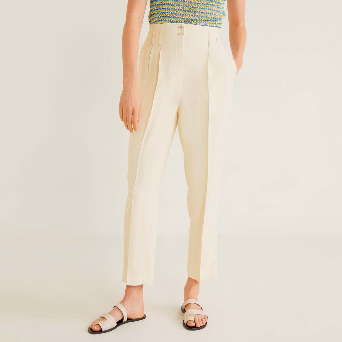 MANGO - Pantalón Recto