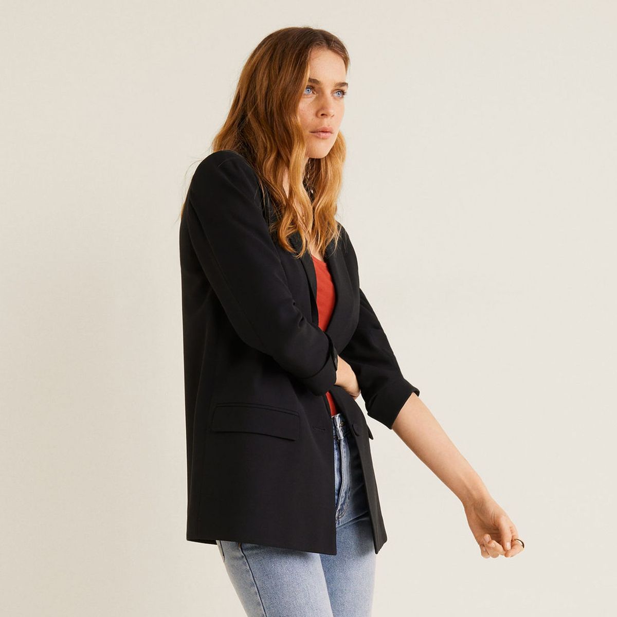 MANGO - Blazer Mujer MANGO