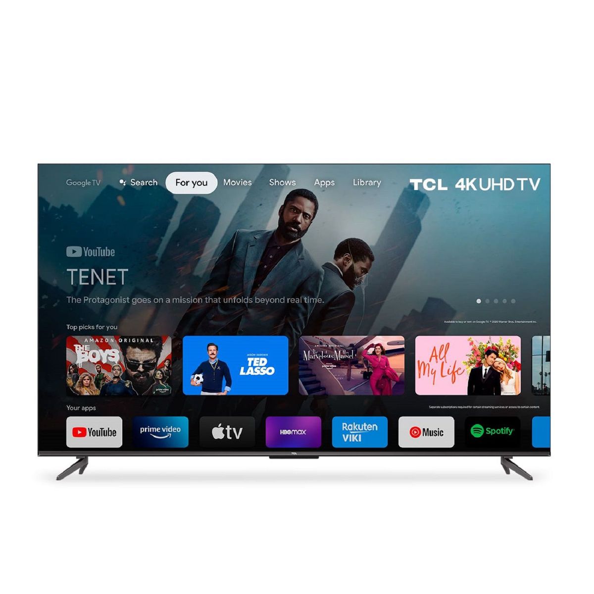 TCL - Televisor TCL 55 pulgadas LED 4K Ultra HD Smart TV
