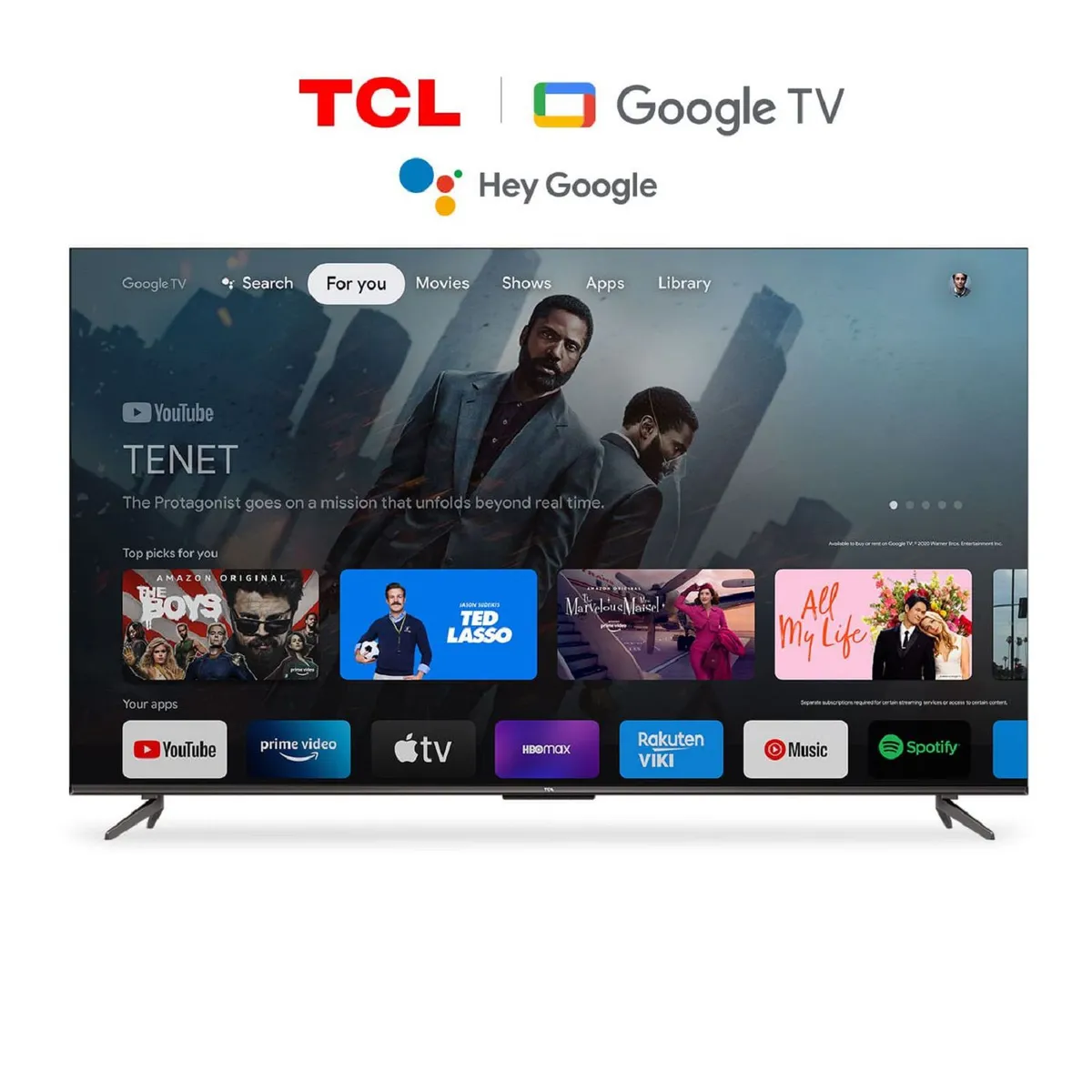 TCL - Televisor TCL 55 pulgadas LED 4K Ultra HD Smart TV
