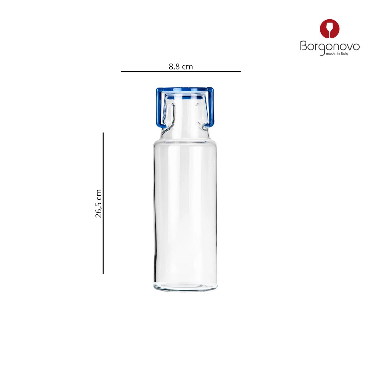 BORGONOVO - Botella de Vidrio Borgonovo: 1100 ml