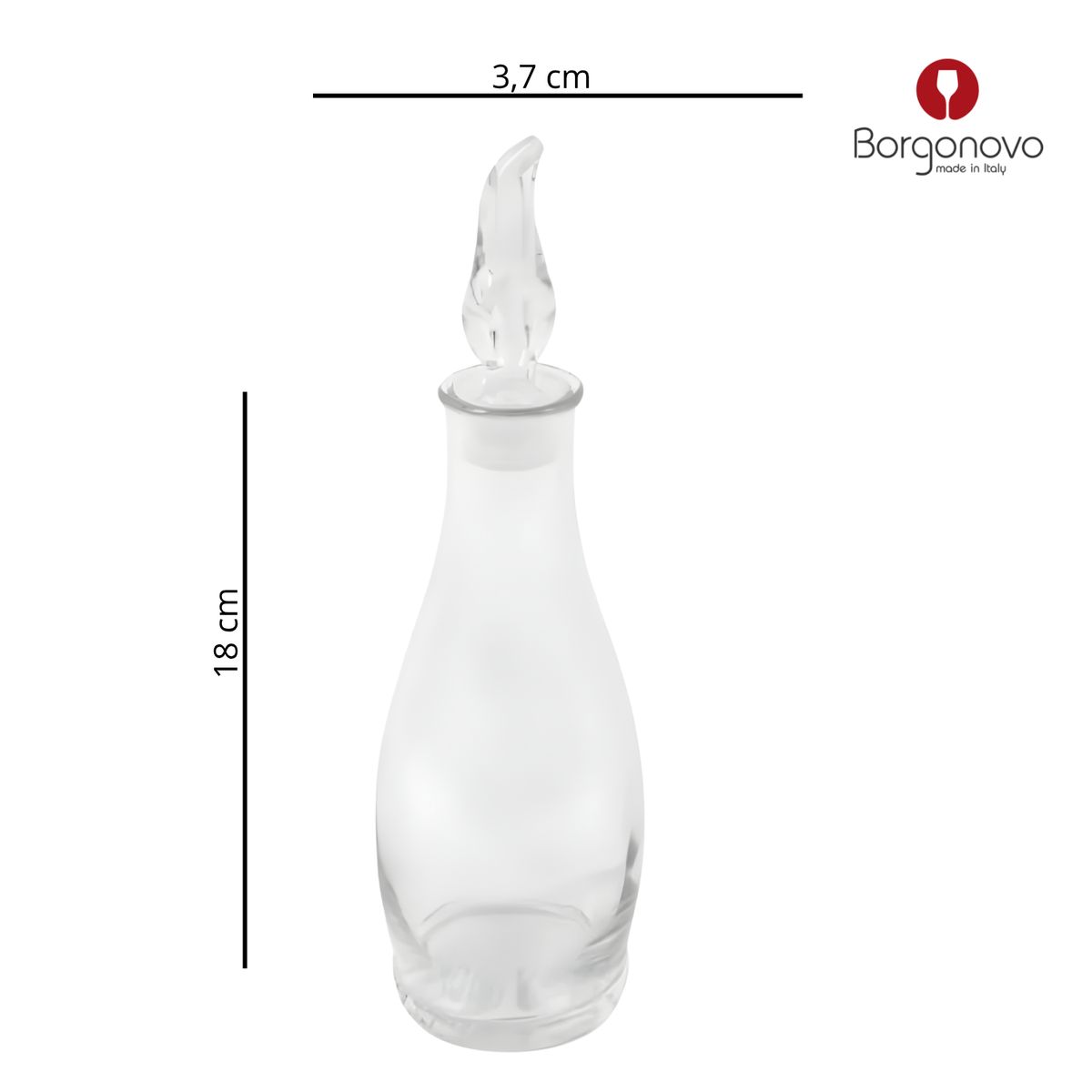 BORGONOVO - Aceitera de Vidrio Borgonovo: 355 ml