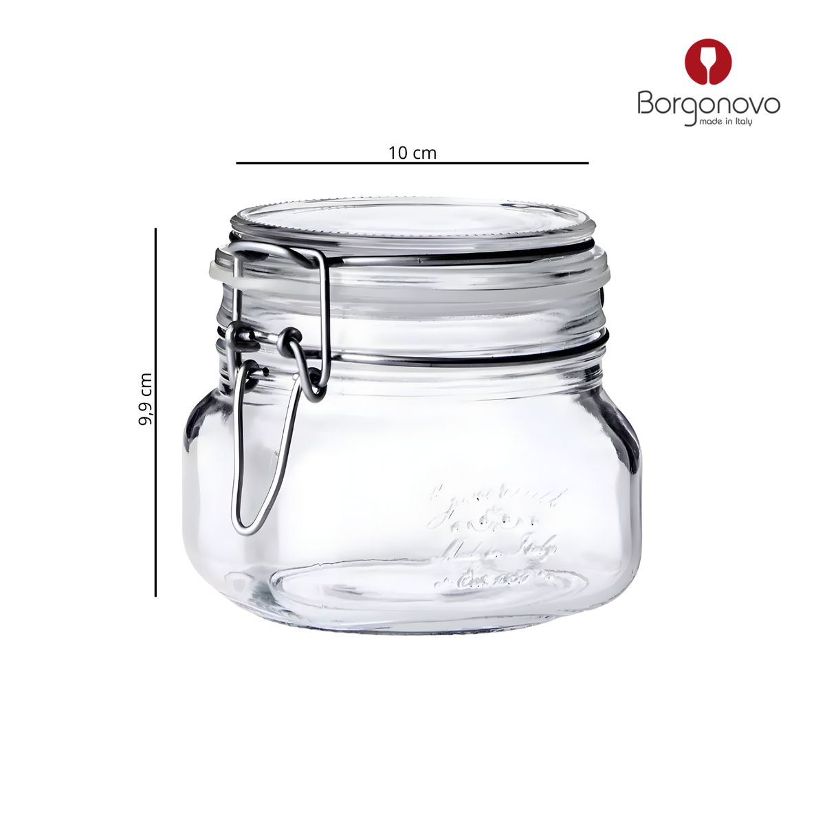 BORGONOVO - Frasco de Vidrio Borgonovo: 500 ml