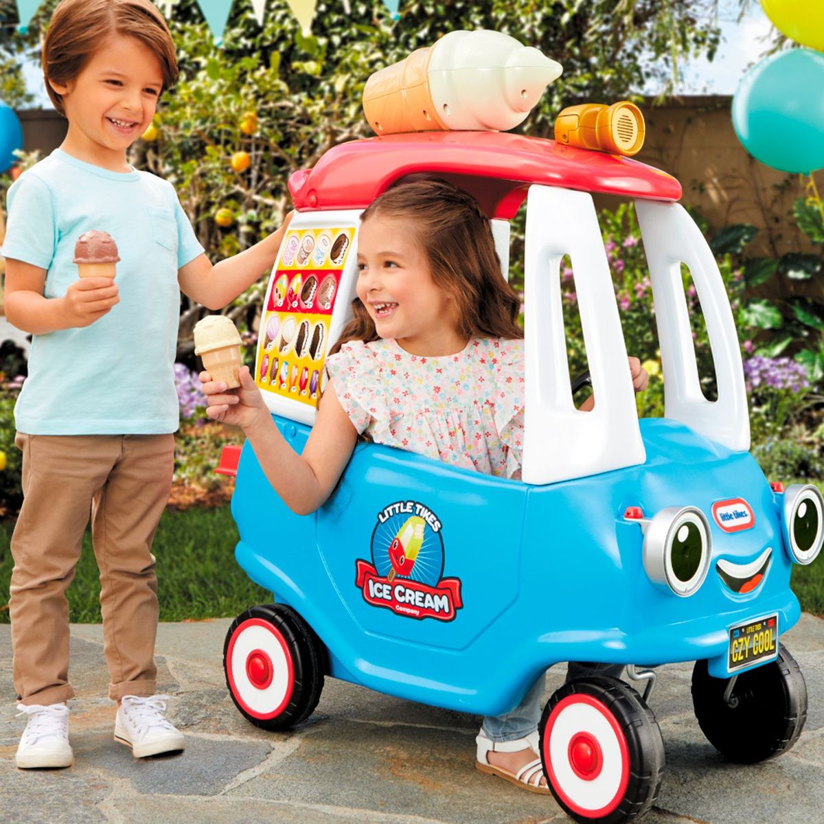 LITTLE TIKES - Carro Montable Helados Ice Cream Cozy Truck Little Tikes