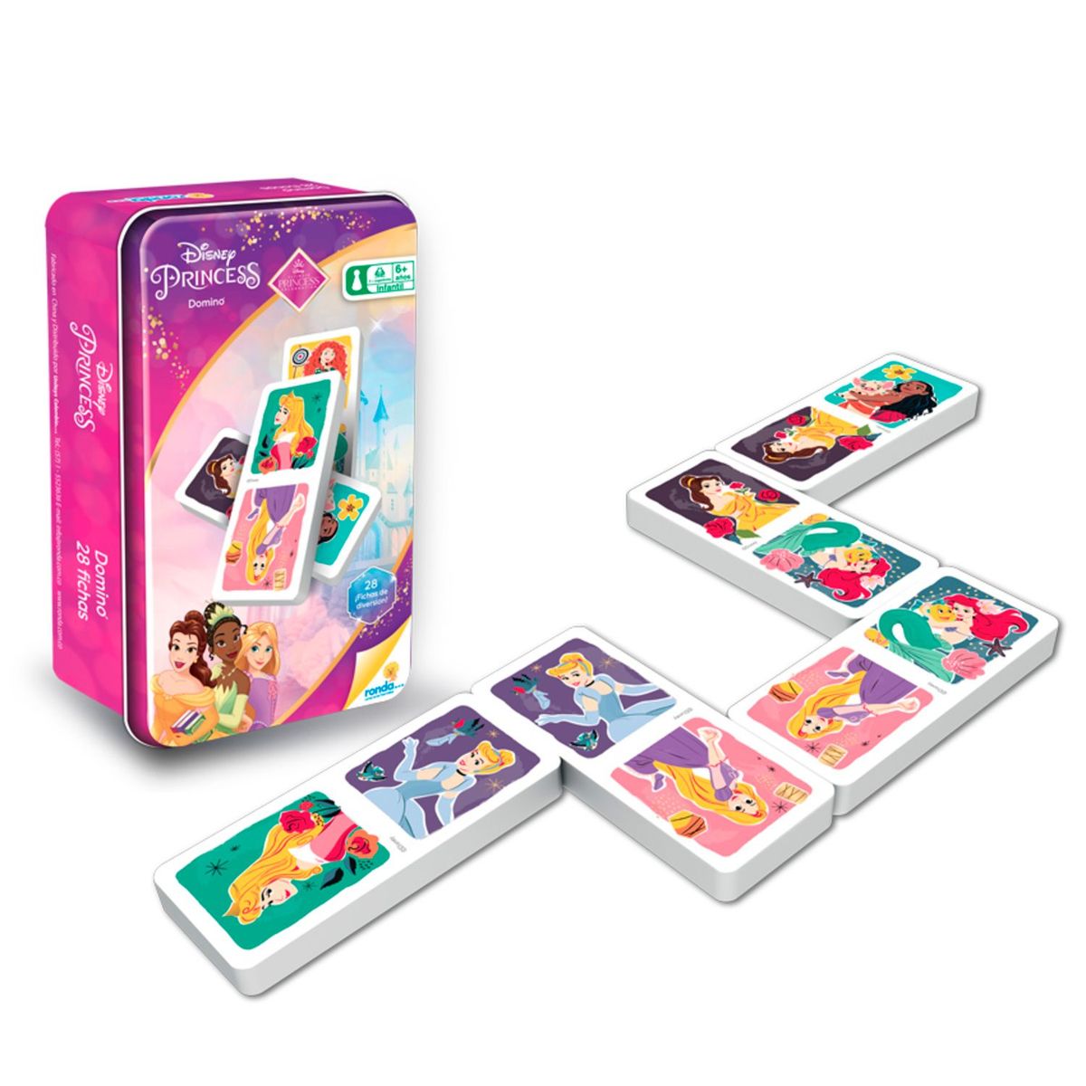 RONDA - Juego de mesa Domino Princesas 