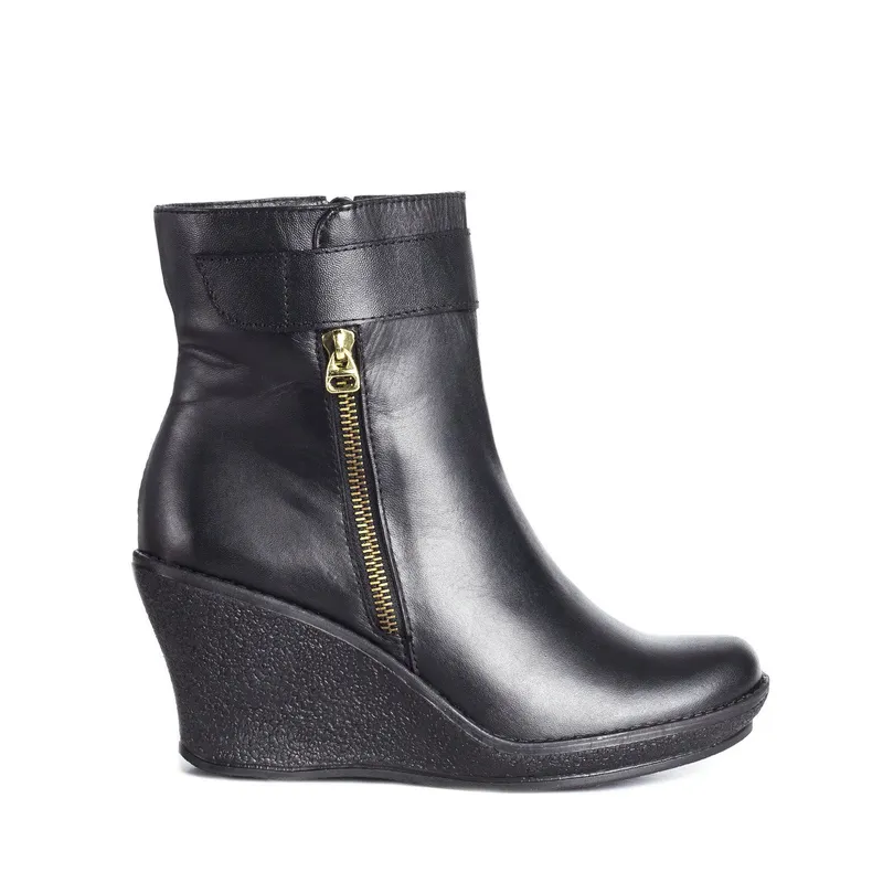 VIOLA - Botin negro viola keila 2