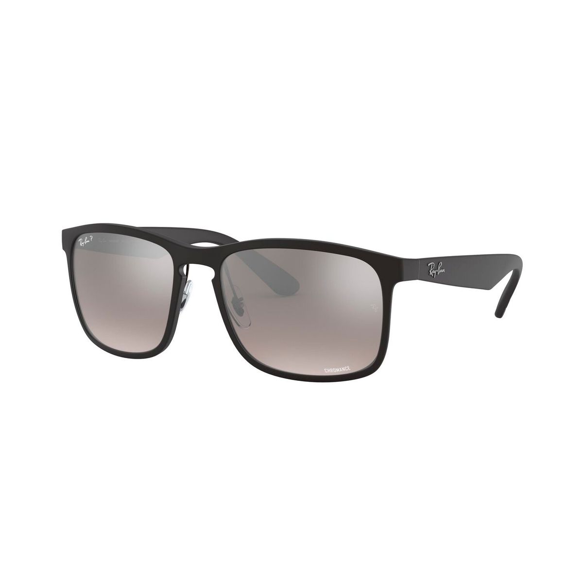 RAY BAN - Gafas de sol Ray Ban RB4264 para Hombre Marco Matte Black Lente Grey Mirror Silver