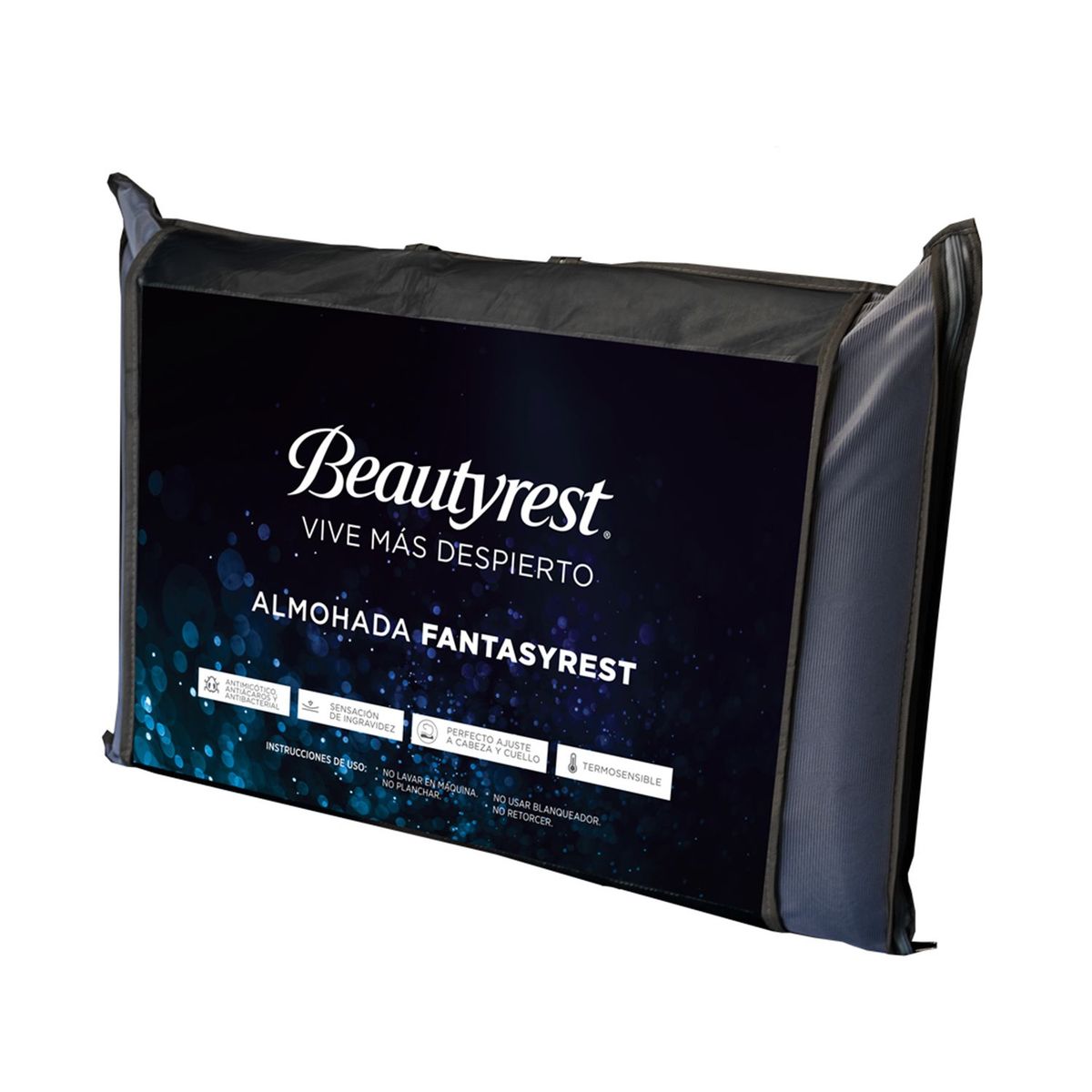 BEAUTYREST SIMMONS - Almohada de Microfibra, Firme 40 X 60 cm Beautyrest Fantasy Rest