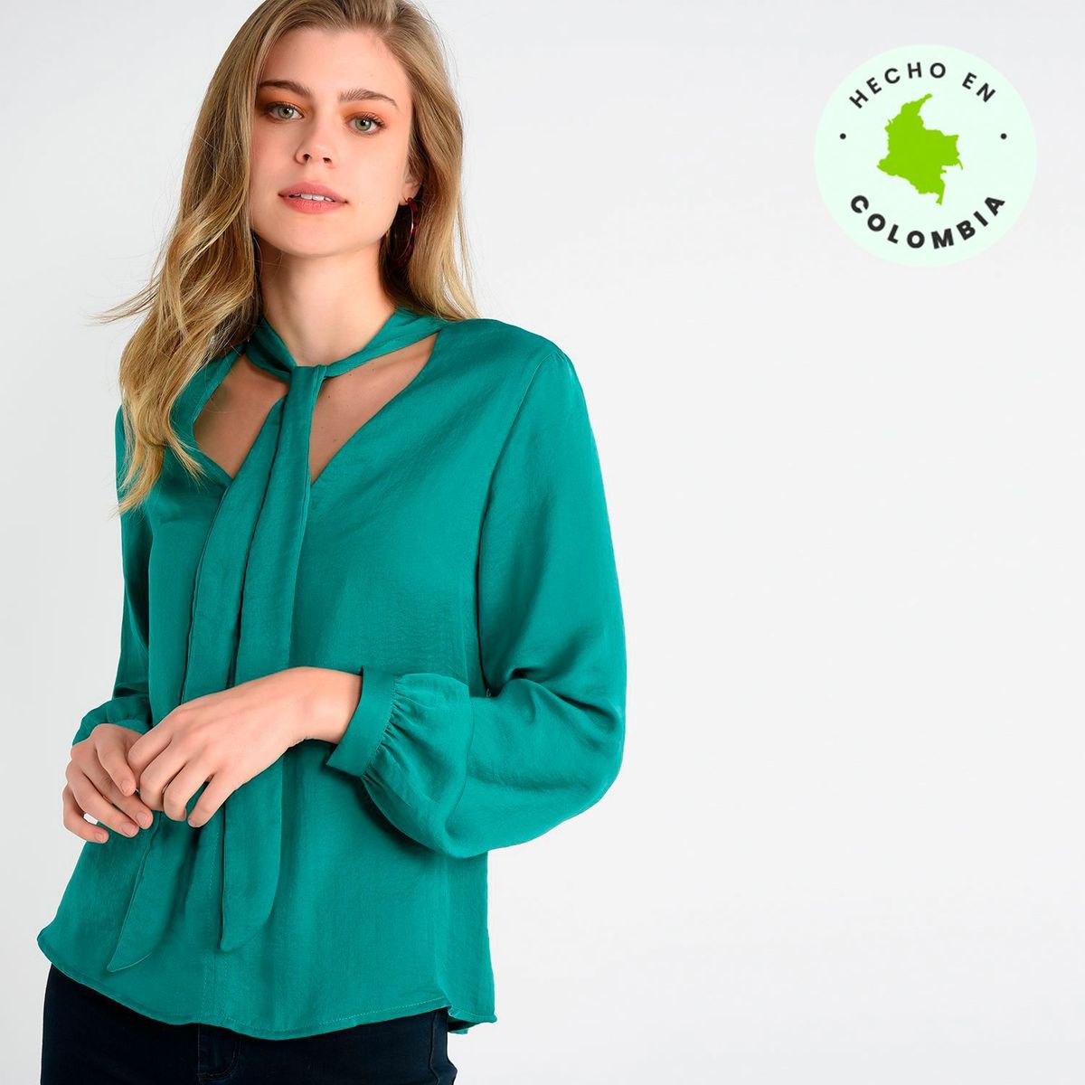 BASEMENT - Blusa Mujer Manga Larga Basement