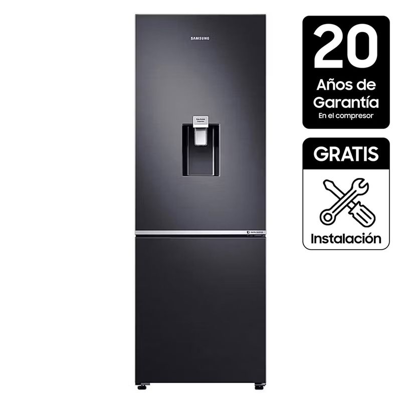 SAMSUNG - Nevera Samsung Congelador Inferior No Frost 307 lt RB30N4160B1/CO