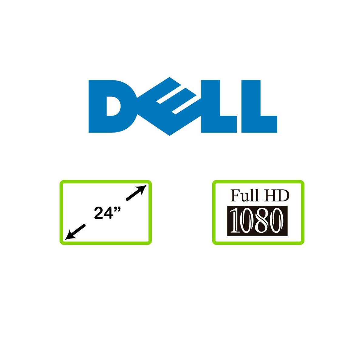 DELL - Monitor para PC DELL 24 pulgadas Full HD