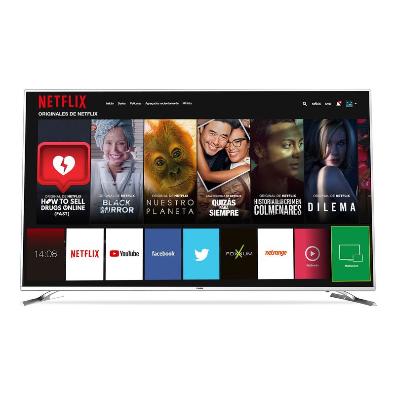 HYUNDAI - Televisor Hyundai 58 pulgadas LED 4K Ultra HD Smart TV