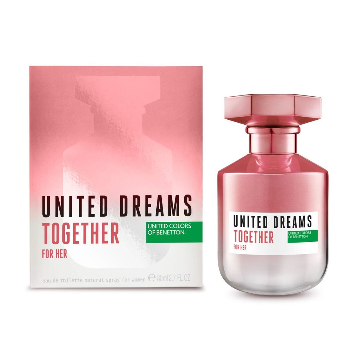BENETTON - Perfume Benetton United Dreams Together Mujer 80 ml Eau de toilette 
