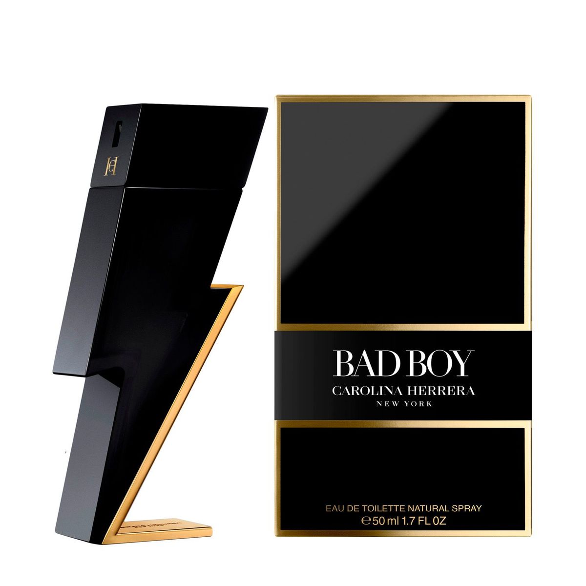 CAROLINA HERRERA - Perfume Hombre Carolina Herrera Bad Boy 50 ml Eau de toilette 