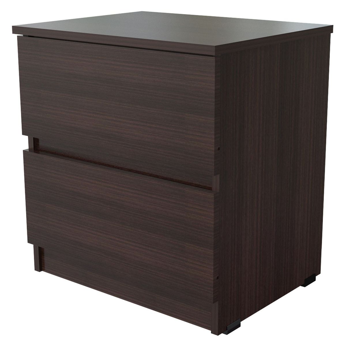 INVAL - Mesa de Noche Moderna de 1 Cajón 51 x 48 x 375 cm Inval