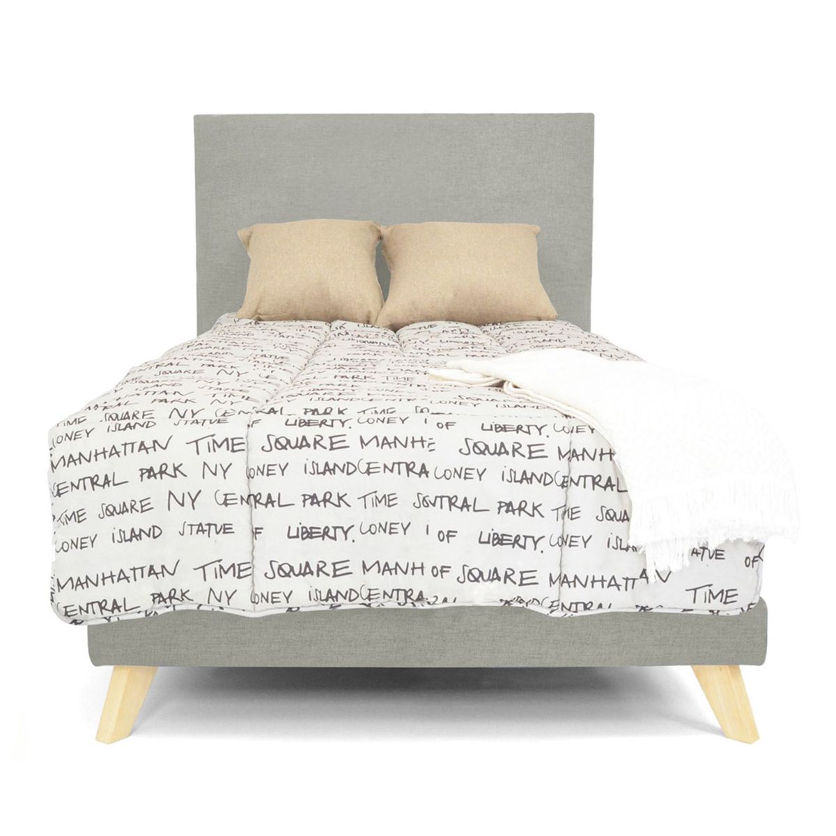 MICA - Set Cabecero Y Basecama Isola Sencillo Mica - Mueble - Mueble