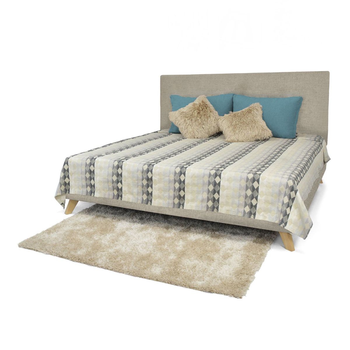 MICA - Set Cabecero Y Basecama Isola King Mica - Mueble - Mueble