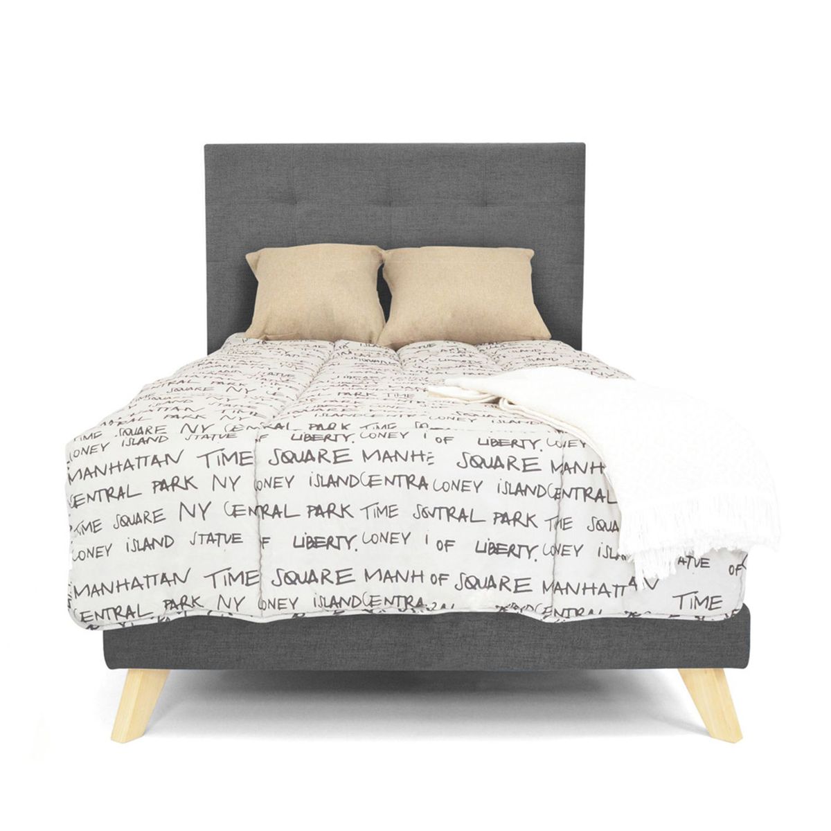 MICA - Set Cabecero Y Basecama Isola Sencillo Mica - Mueble - Mueble