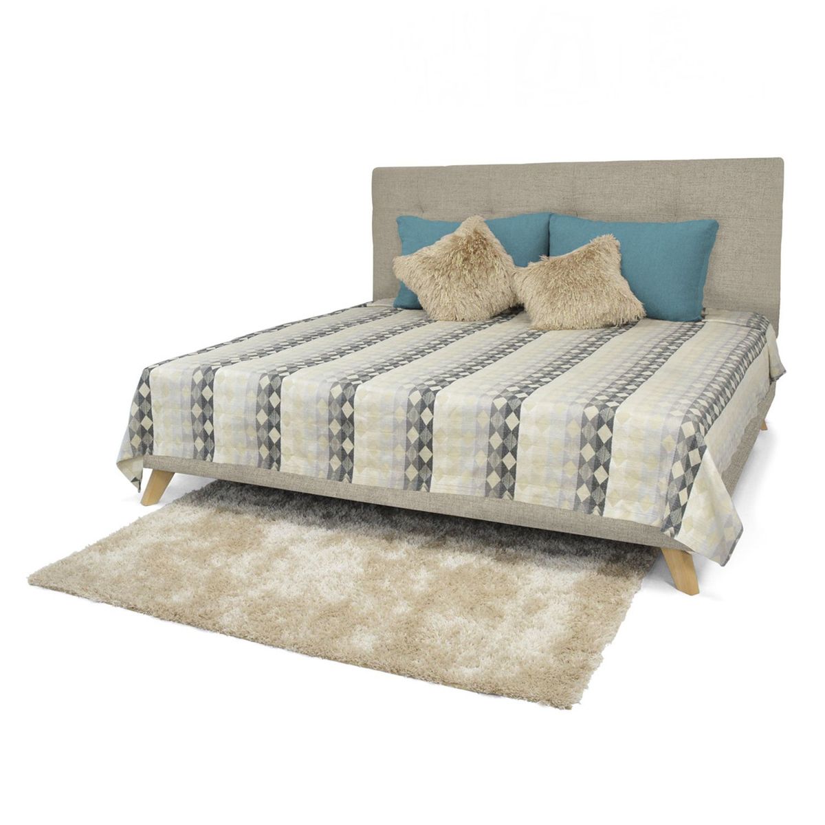 MICA - Set Cabecero Y Basecama Isola King Mica - Mueble - Mueble