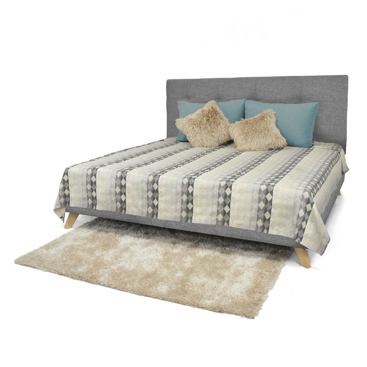 MICA - Set Cabecero Y Basecama Isola King Mica - Mueble - Mueble