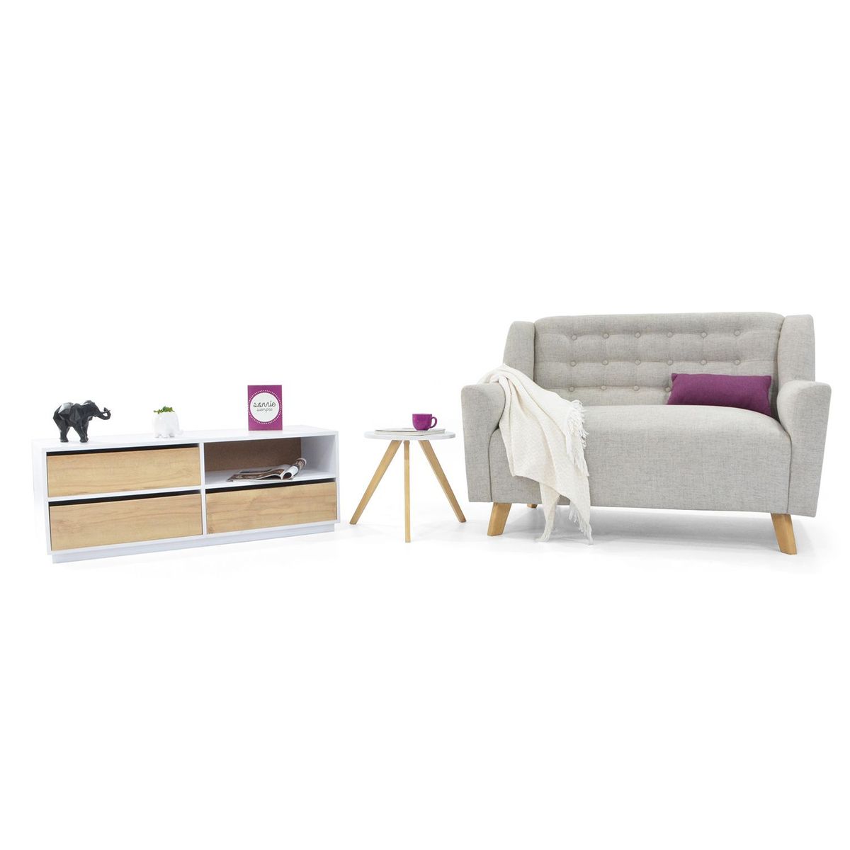 MICA - Sofá Andulcia Mesa Tv Mesa Vasa