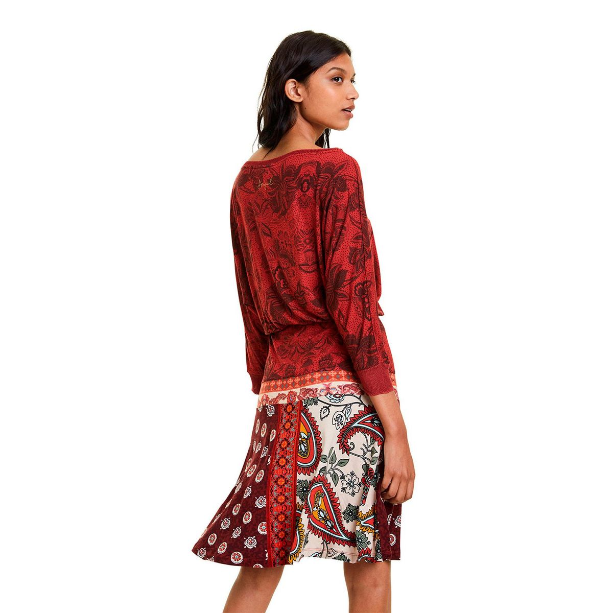 DESIGUAL - Vestido medio Desigual