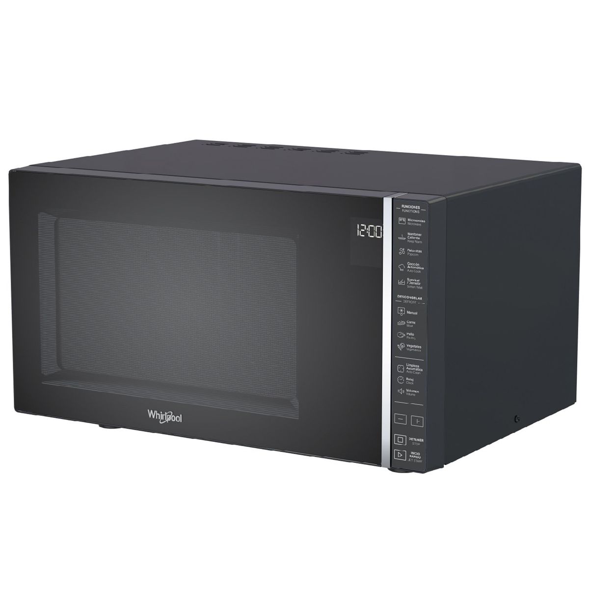 WHIRLPOOL - Horno Microondas 30 lt Whirlpool Negro