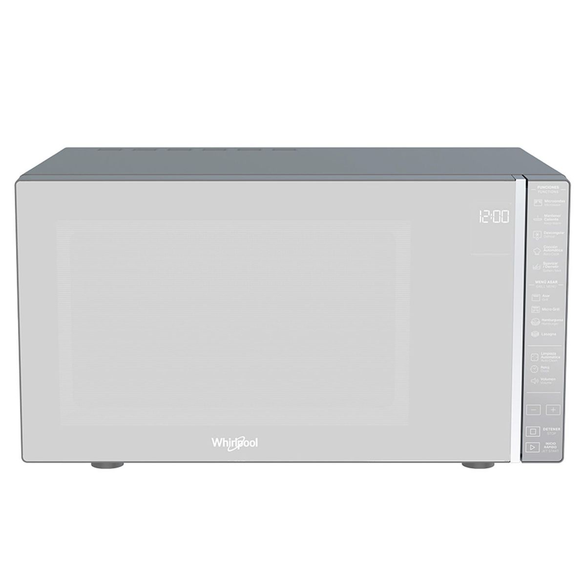 WHIRLPOOL - Horno Microondas 30 lt Whirlpool Silver